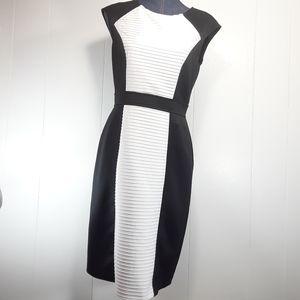 London style midi colorblock bodycon dress size 6